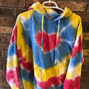 Holiday heart hoodie